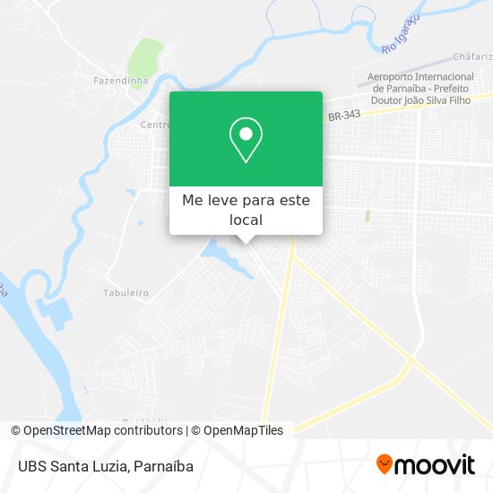 UBS Santa Luzia mapa