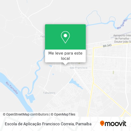Escola de Aplicação Francisco Correia mapa