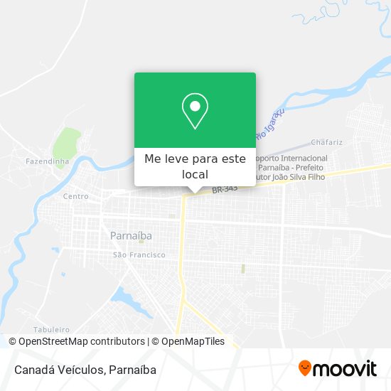 Canadá Veículos mapa