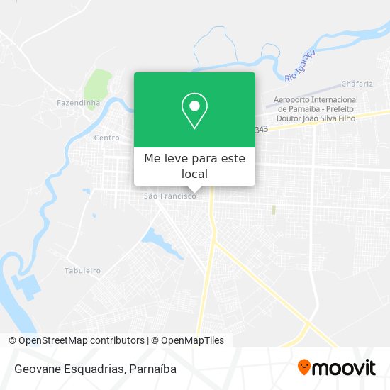 Geovane Esquadrias mapa