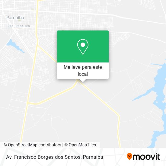 Av. Francisco Borges dos Santos mapa