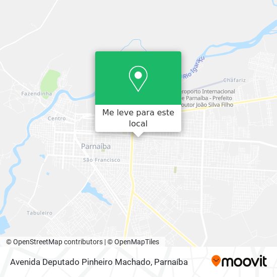 Avenida Deputado Pinheiro Machado mapa