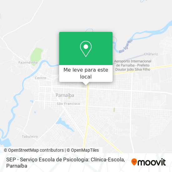 SEP - Serviço Escola de Psicologia: Clínica-Escola mapa