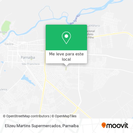 Elizeu Martins Supermercados mapa