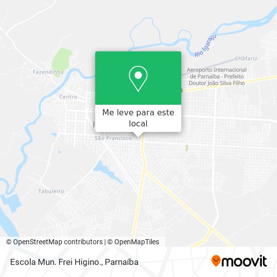 Escola Mun. Frei Higino. mapa