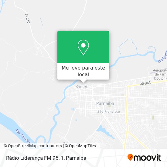 Rádio Liderança FM 95, 1 mapa