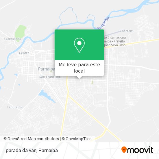 parada da van mapa