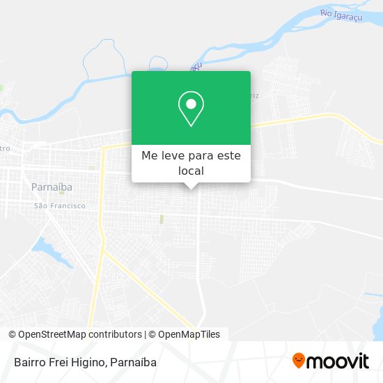 Bairro Frei Higino mapa