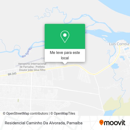 Residencial Caminho Da Alvorada mapa