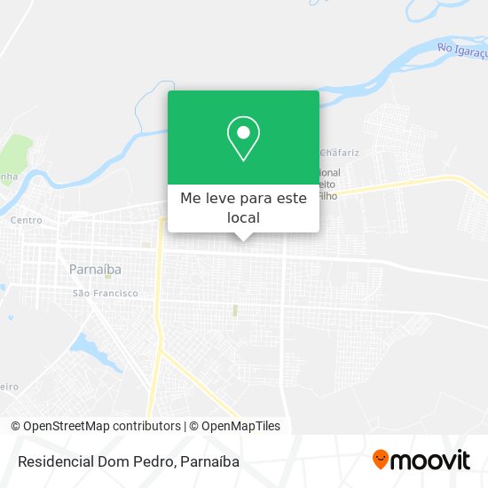 Residencial Dom Pedro mapa