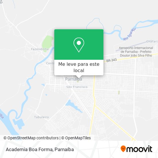 Academia Boa Forma mapa