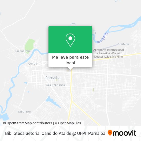 Biblioteca Setorial Cândido Ataíde @ UFPI mapa