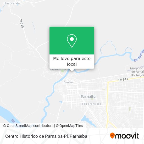 Centro Historico de Parnaiba-Pi mapa
