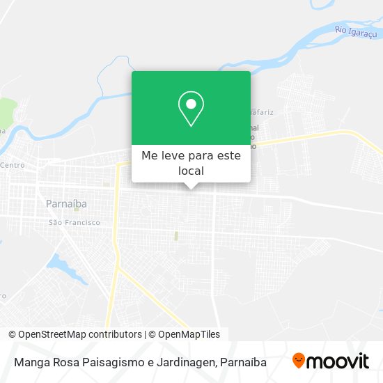 Manga Rosa Paisagismo e Jardinagen mapa
