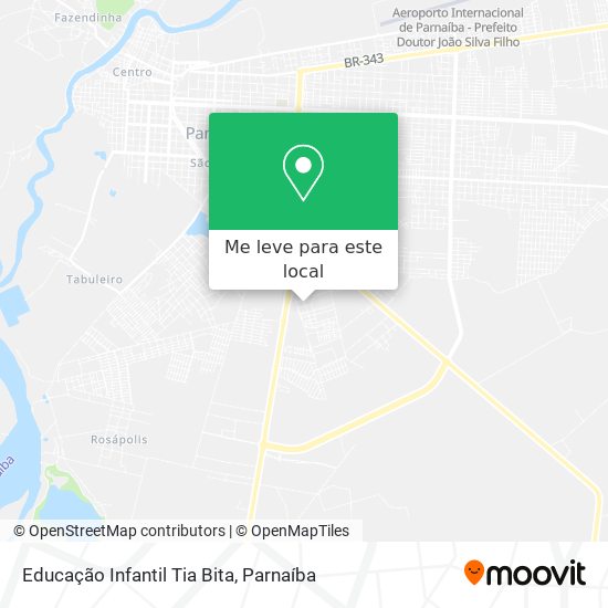Educação Infantil Tia Bita mapa