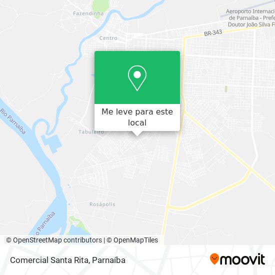 Comercial Santa Rita mapa