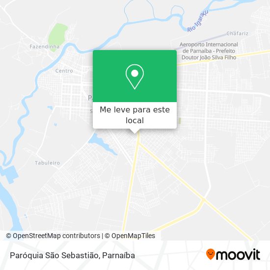 Paróquia São Sebastião mapa