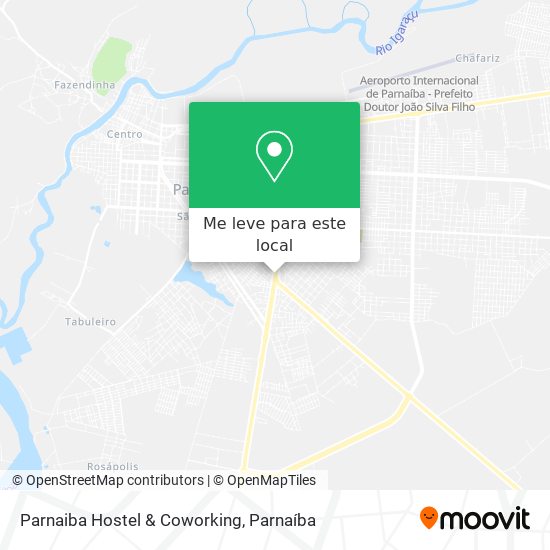 Parnaiba Hostel & Coworking mapa