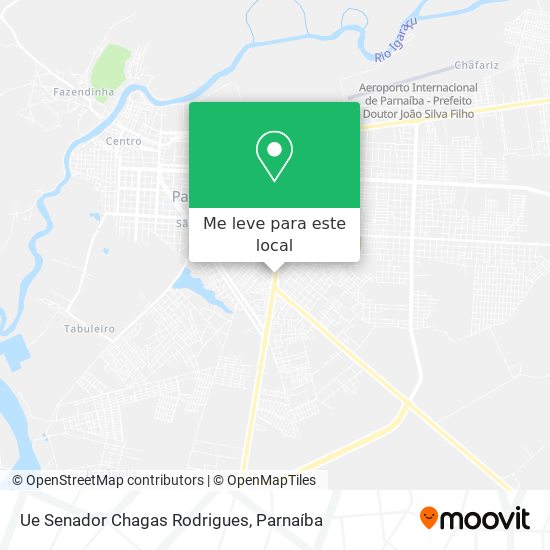Ue Senador Chagas Rodrigues mapa