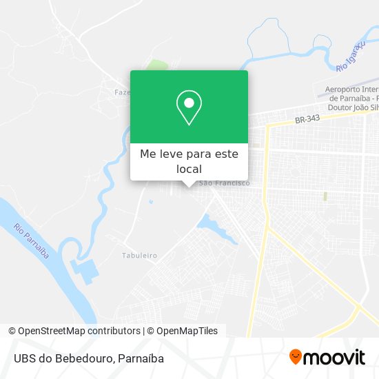 UBS do Bebedouro mapa