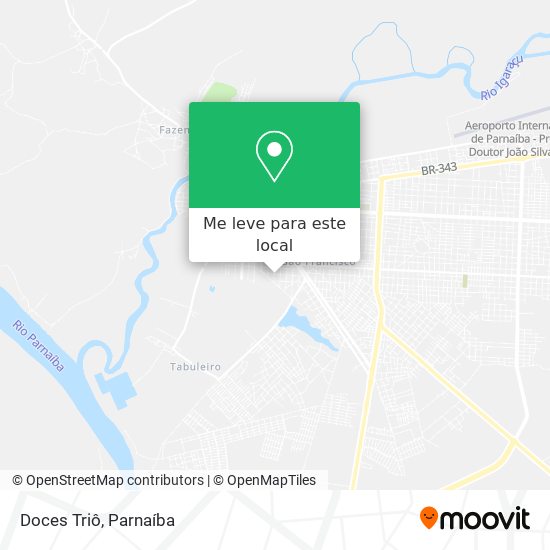 Doces Triô mapa
