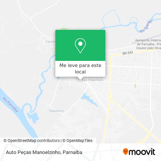 Auto Peças Manoelzinho mapa