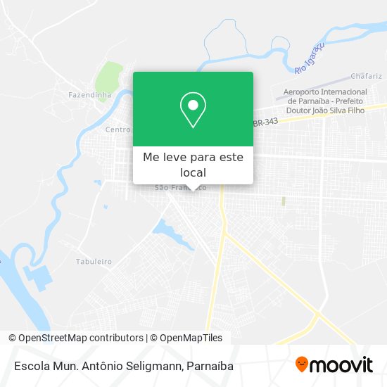 Escola Mun. Antônio Seligmann mapa