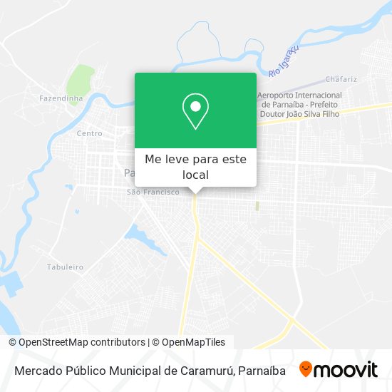 Mercado Público Municipal de Caramurú mapa