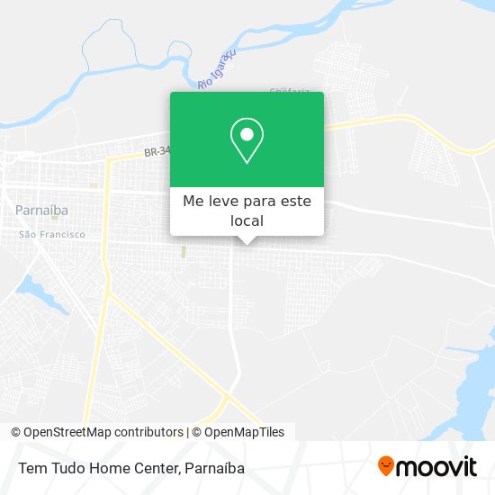 Tem Tudo Home Center mapa