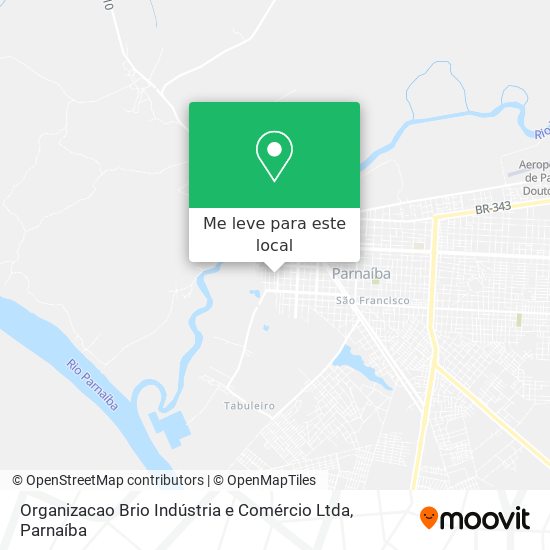 Organizacao Brio Indústria e Comércio Ltda mapa