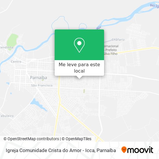 Igreja Comunidade Crista do Amor - Icca mapa