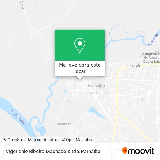 Vigerlenio Ribeiro Machado & Cia mapa