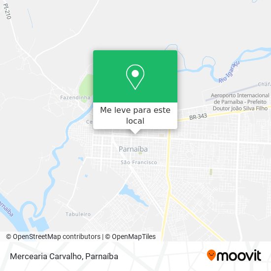 Mercearia Carvalho mapa