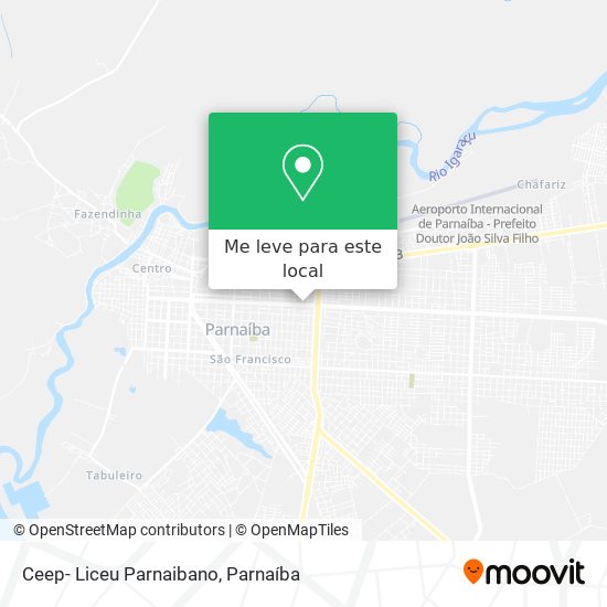 Ceep- Liceu Parnaibano mapa