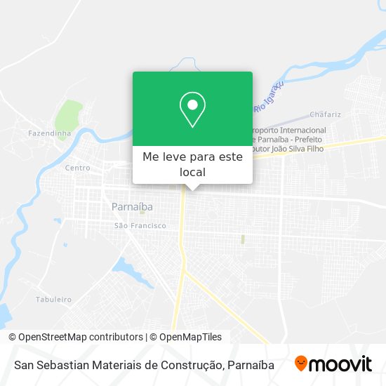 San Sebastian Materiais de Construção mapa