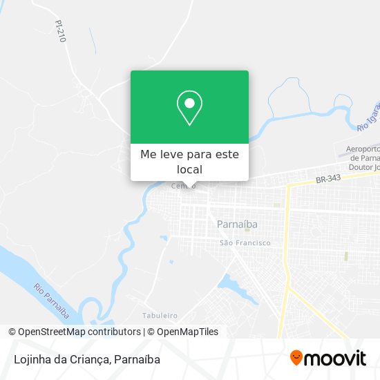 Lojinha da Criança mapa