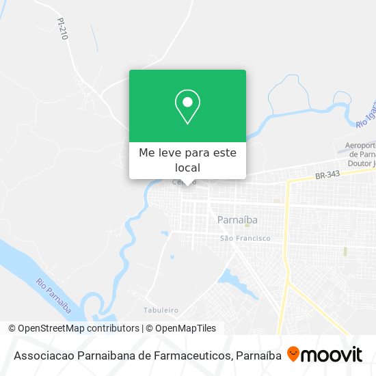 Associacao Parnaibana de Farmaceuticos mapa