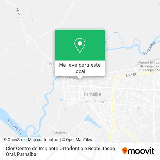 Cior Centro de Implante Ortodontia e Reabilitacao Oral mapa
