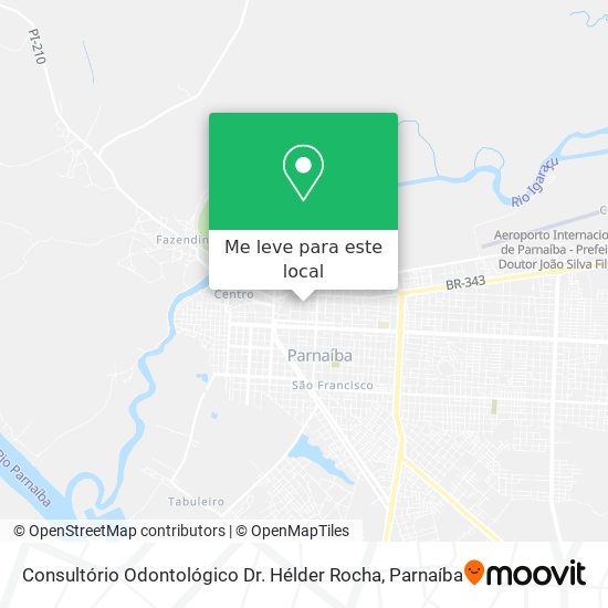 Consultório Odontológico Dr. Hélder Rocha mapa