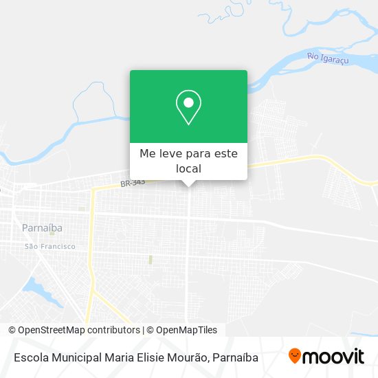 Escola Municipal Maria Elisie Mourão mapa