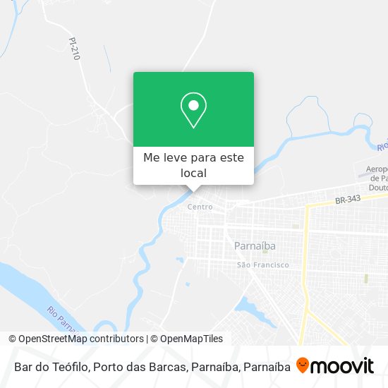 Bar do Teófilo, Porto das Barcas, Parnaíba mapa