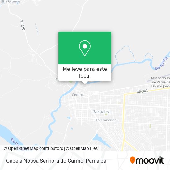 Capela Nossa Senhora do Carmo mapa