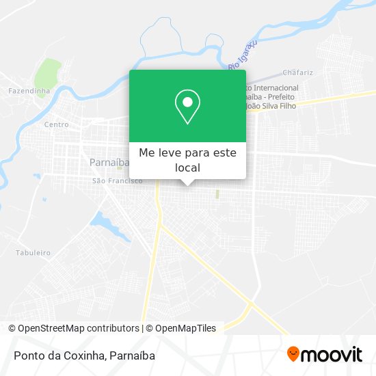 Ponto da Coxinha mapa