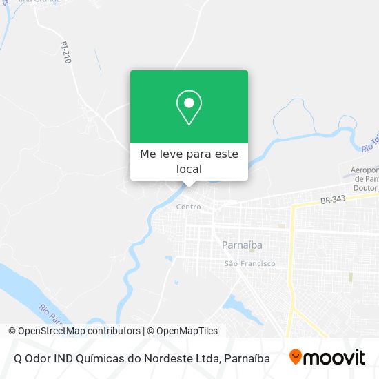 Q Odor IND Químicas do Nordeste Ltda mapa