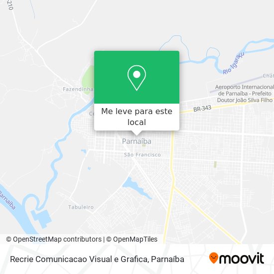 Recrie Comunicacao Visual e Grafica mapa