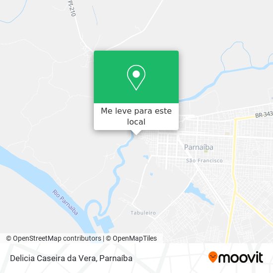 Delicia Caseira da Vera mapa