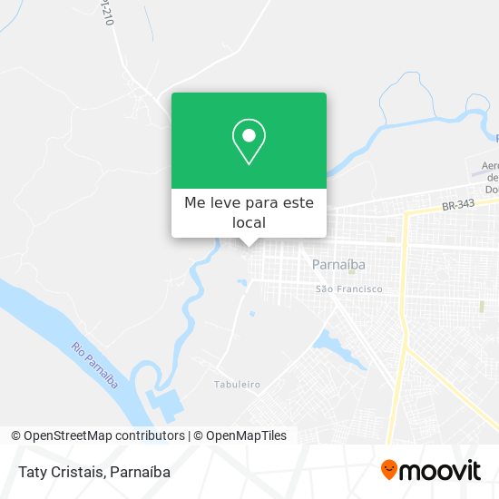 Taty Cristais mapa