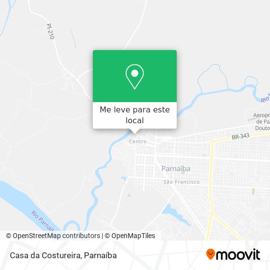 Casa da Costureira mapa
