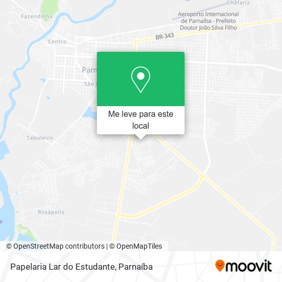 Papelaria Lar do Estudante mapa