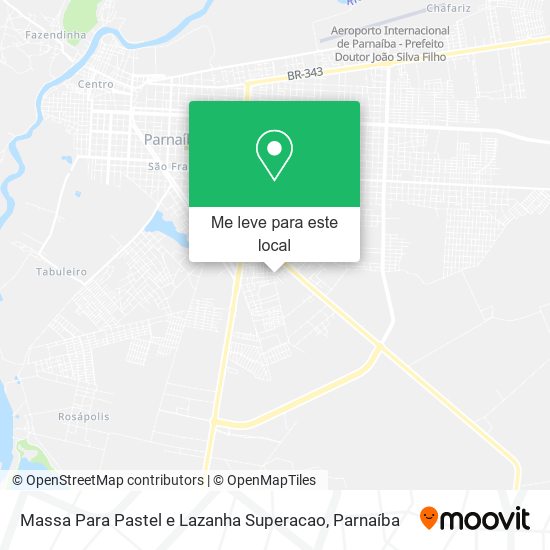 Massa Para Pastel e Lazanha Superacao mapa